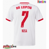 Camiseta RB Leipzig Antonio Nusa #7 Primera Equipación 2025-26 manga corta
